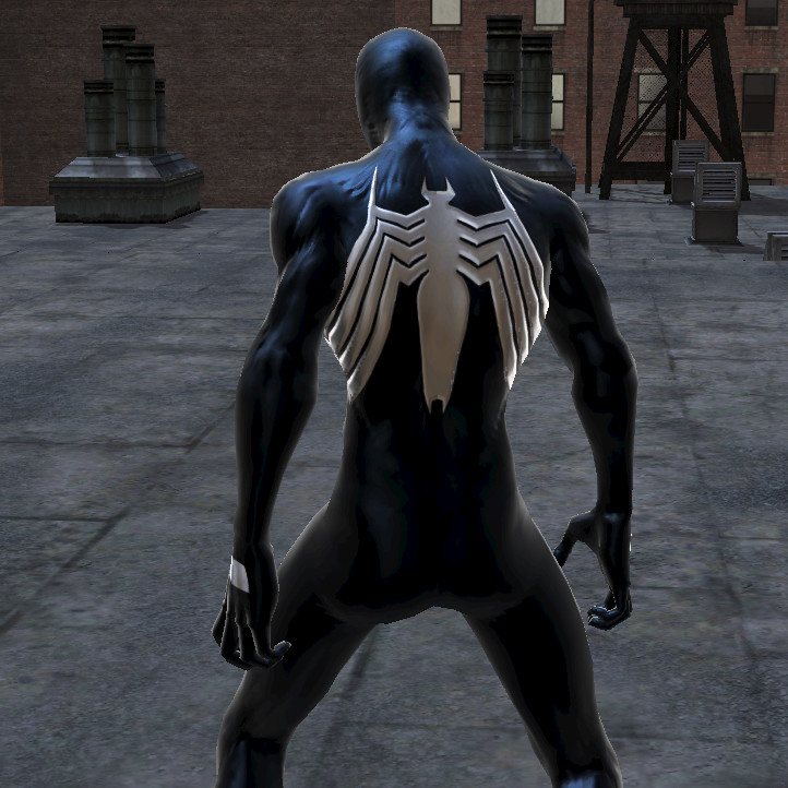 Spiderman Web Of Shadows - Black suit for GTA San Andreas