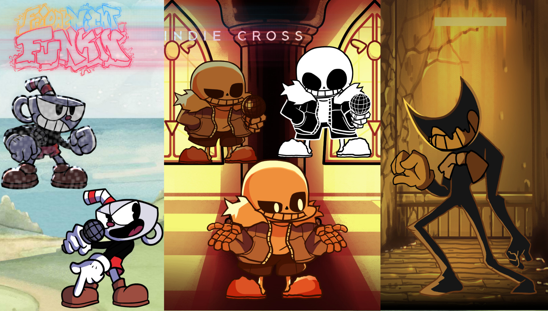 Cross sans [Friday Night Funkin'] [Mods]