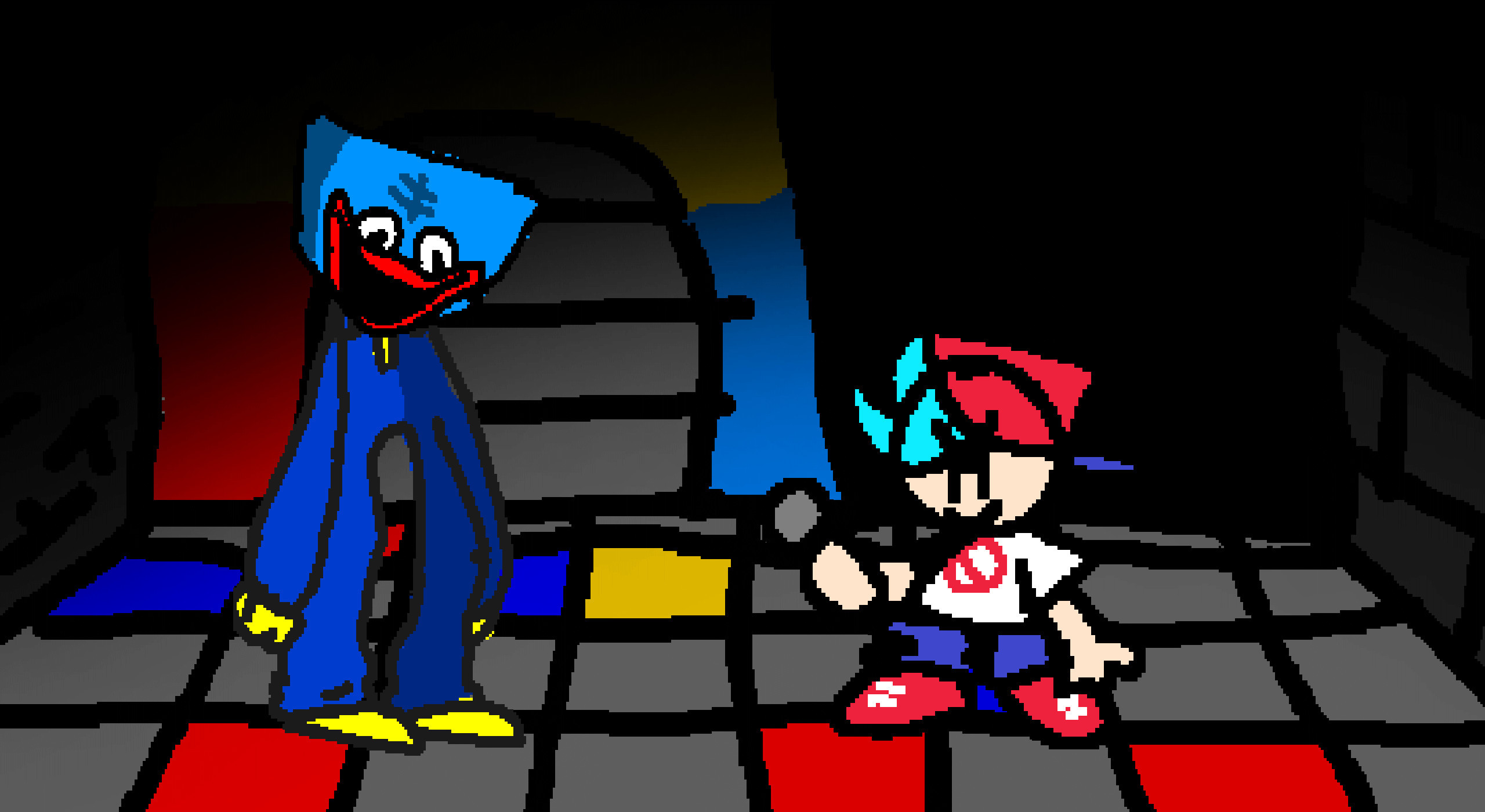 Friday Night Funkin Huggy Wuggy But Bad - Mobile Legends