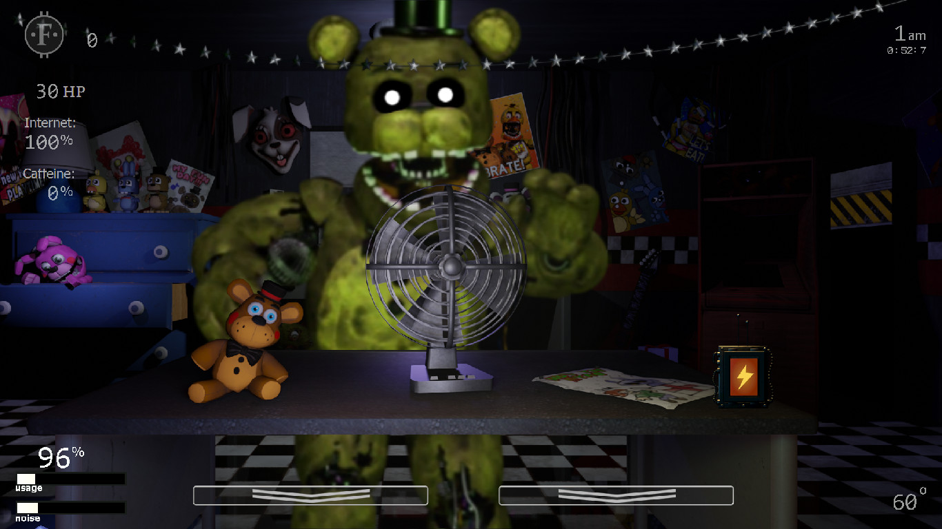 Withered Freddy, Rejected Custom Night Wiki