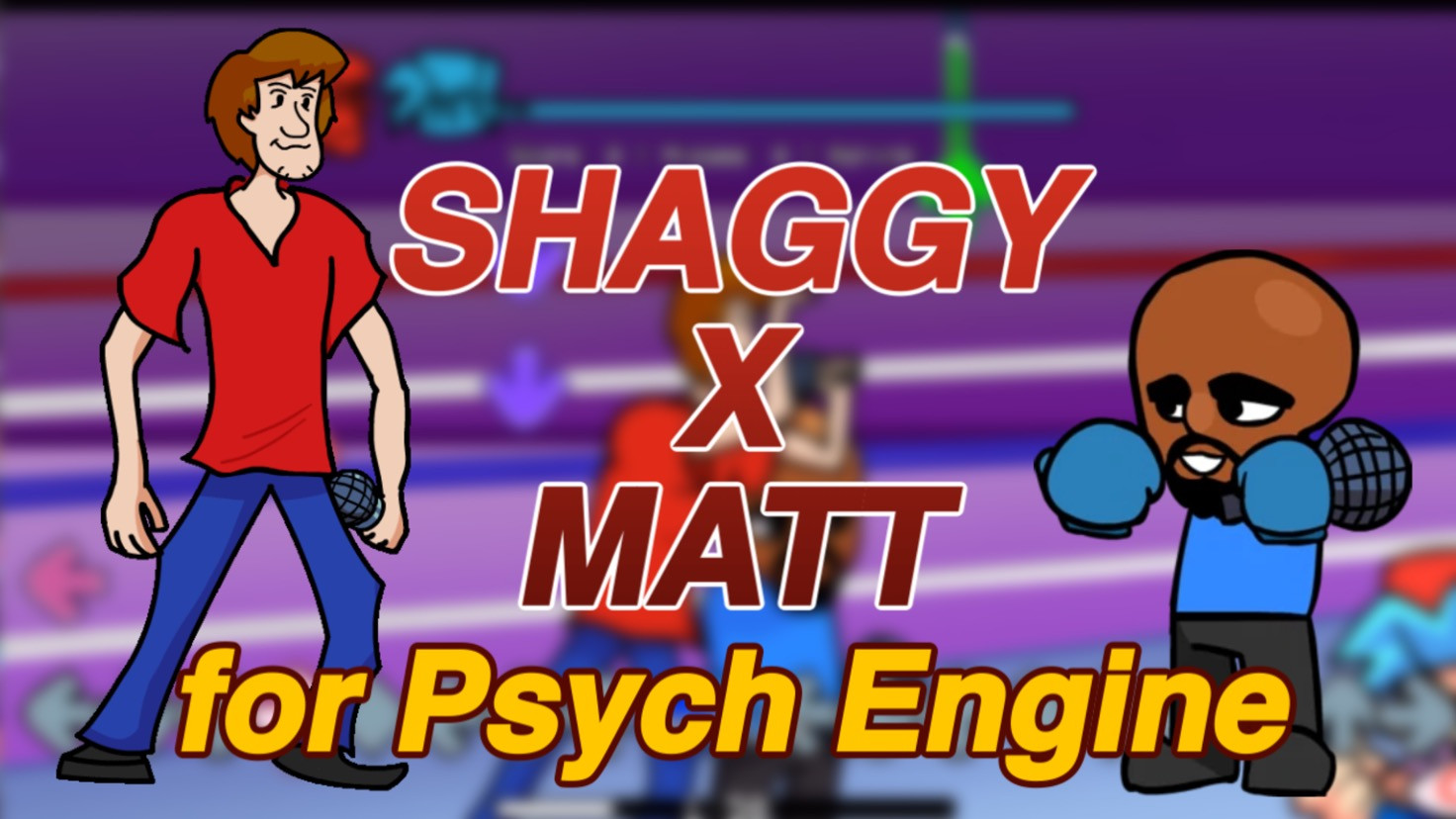 Shaggy X Matt Mod (PSYCH ENGINE PORT) [Friday Night Funkin'] [Mods]