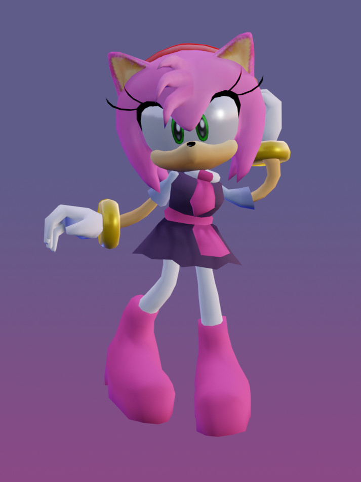 Amy (Sonic X) [Sonic Adventure 2] [Mods]