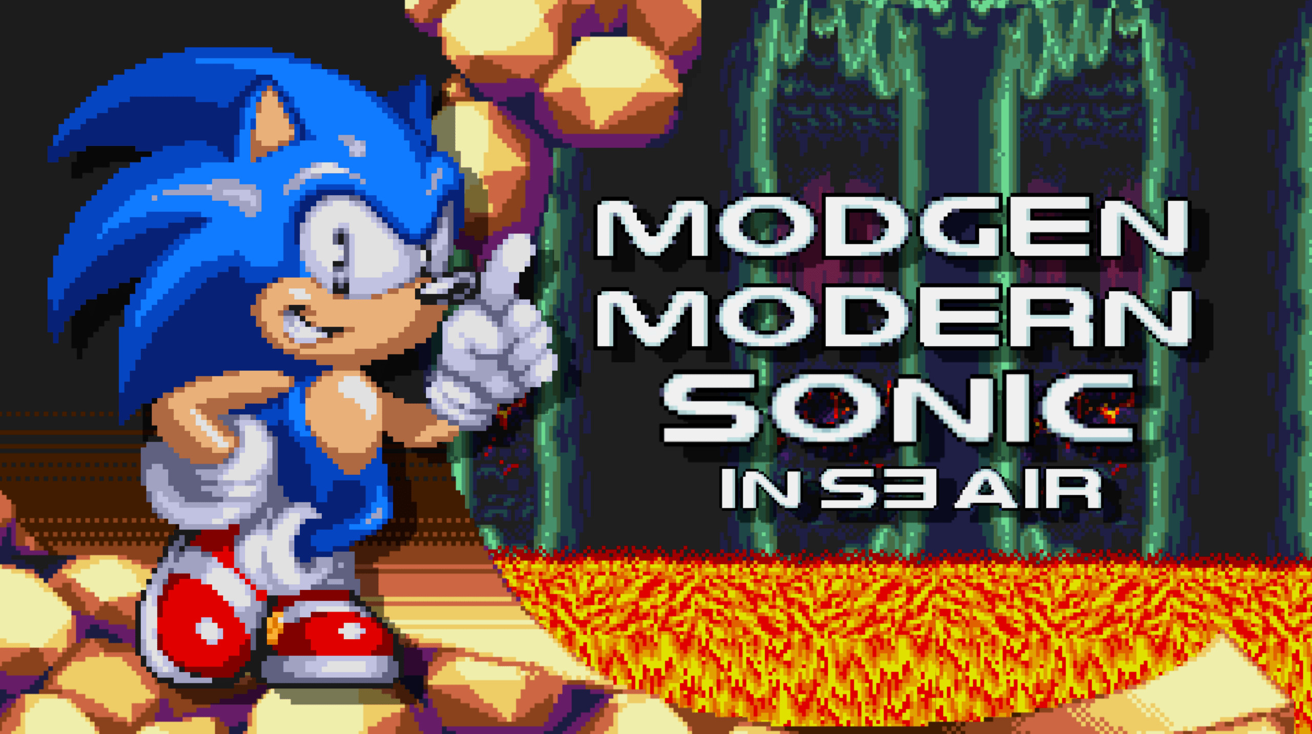 Sonic 3 air exe. Modgen Sonic 3 Air. Моды на Sonic 3 a.i.r. Modern Sonic 3 a.i.r. Спрайты Соника 3.