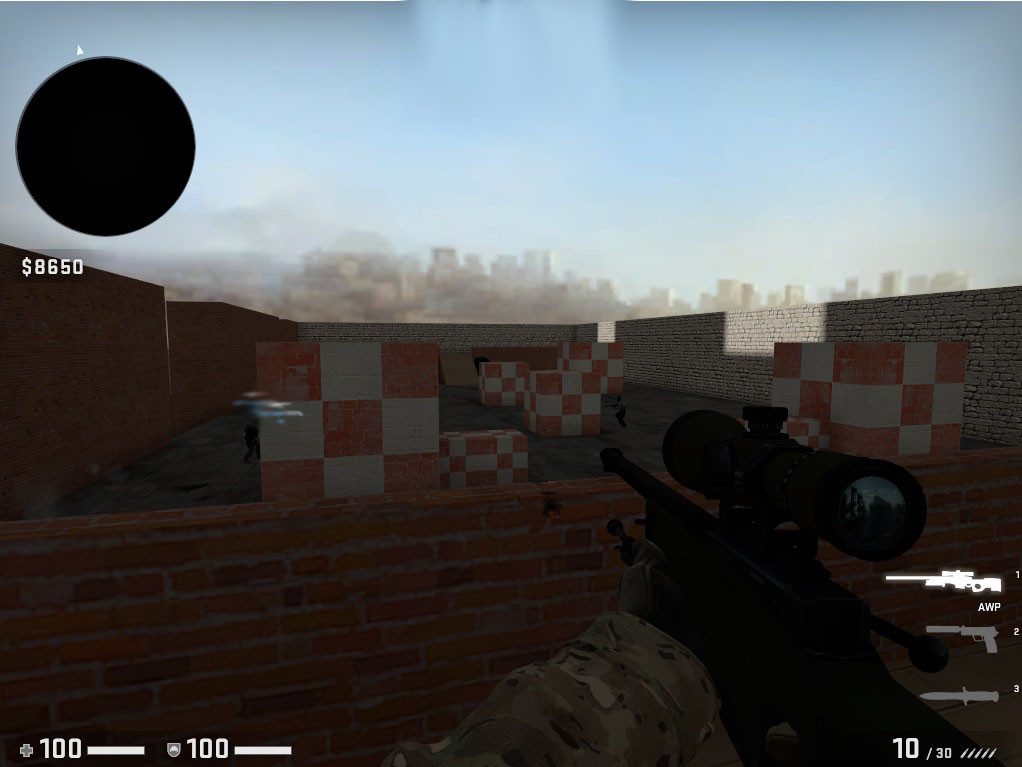A aim map created with two from my clan jbc