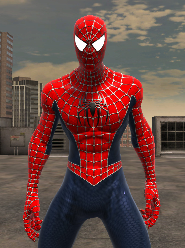 Spider-Man: Web of Shadows - Raimi Red and Black Suit Free Roam