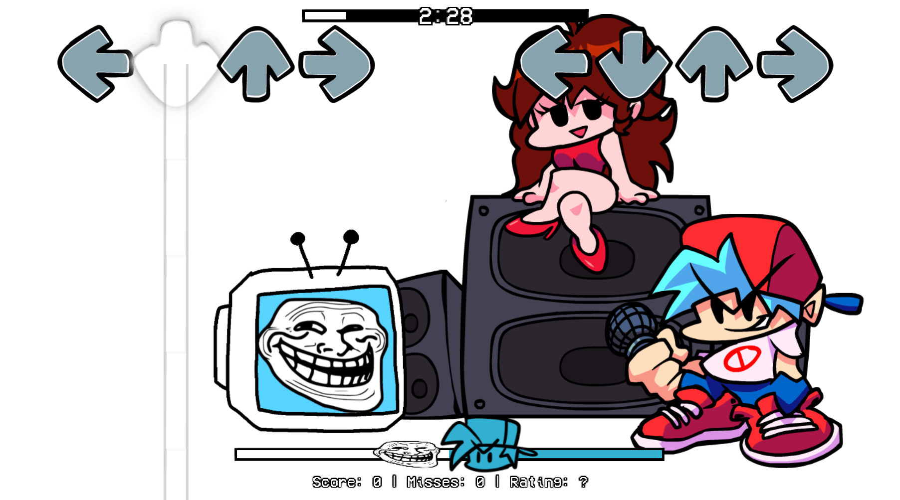 VS Internet Troll Face DEMO Mod for Friday Night Funkin' | FNF Mods