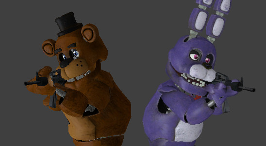 How tall are the FNAF 1 Animatronics?