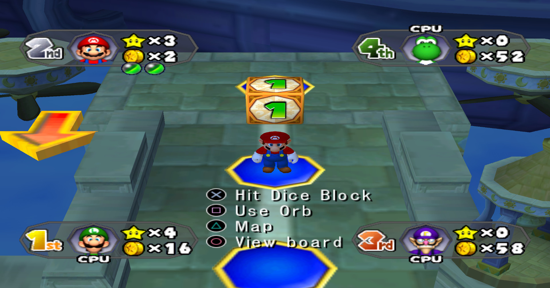 Xbox and PlayStation Hud for Mario Party 6 [Mario Party 6] [Mods]