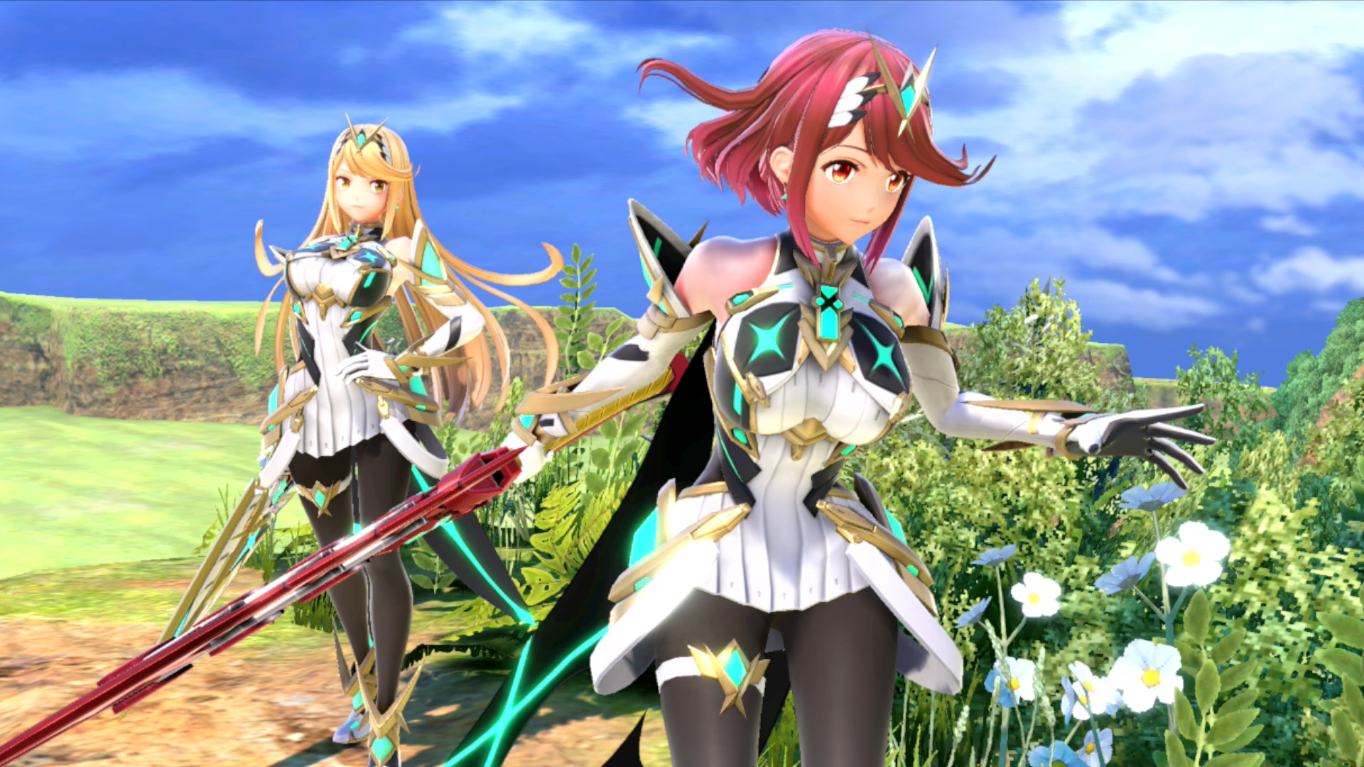 2.0 Pyra & Mythra: Swapped AEGIS [Super Smash Bros. Ultimate] [Mods]