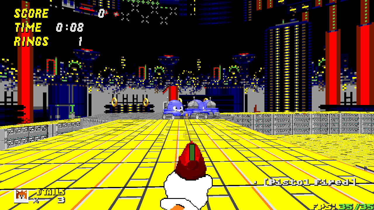 Sonic CD recreated in Sonic Robo Blast 2 