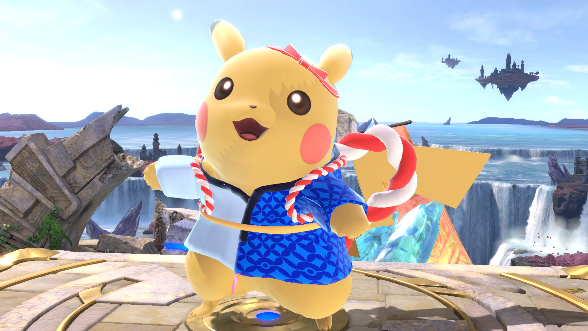 Pink Pikachu Libre c07 [Super Smash Bros. Ultimate] [Mods]