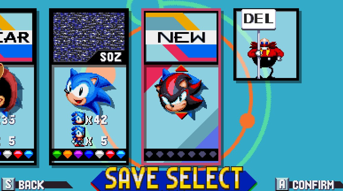 4 Version Of Shadow In Sonic 3 A.I.R 