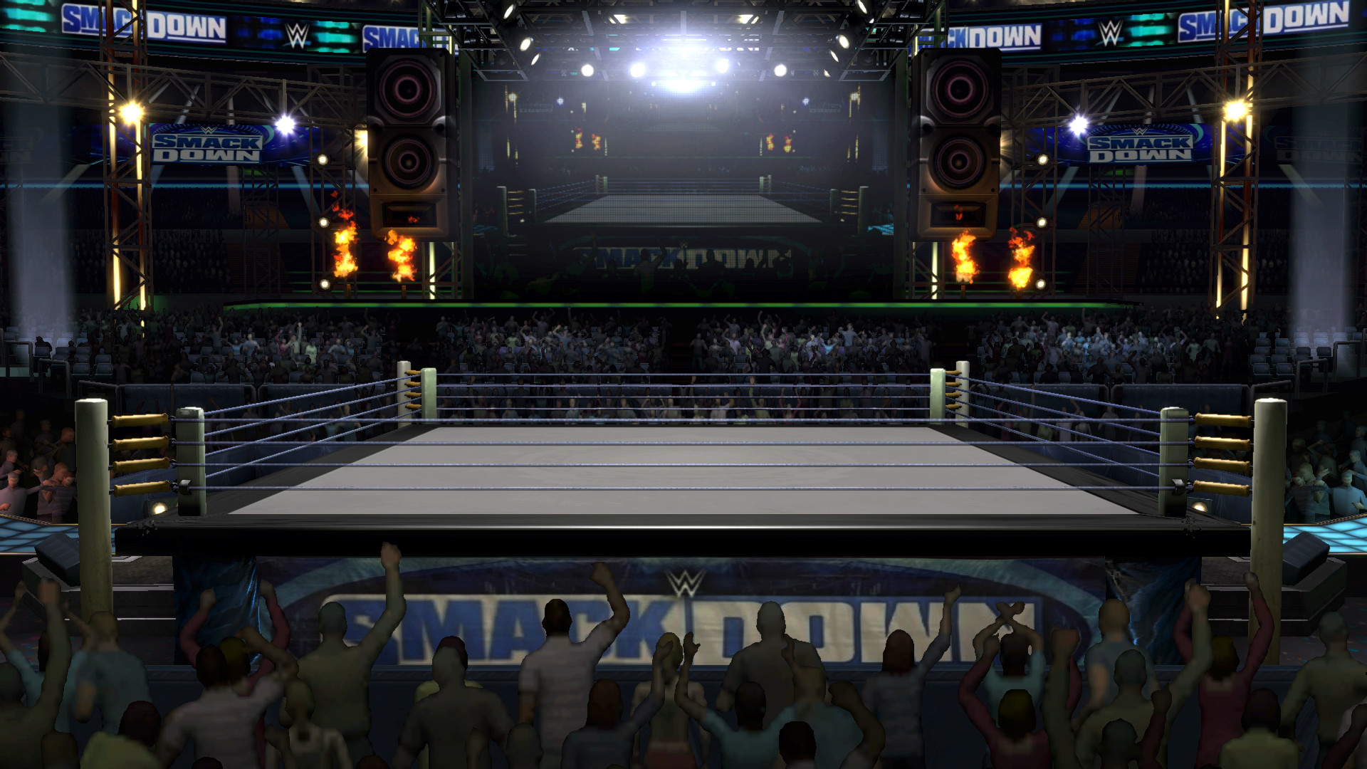 WWE Raw & Smackdown Boxing Ring [Super Smash Bros. Ultimate] [Mods]