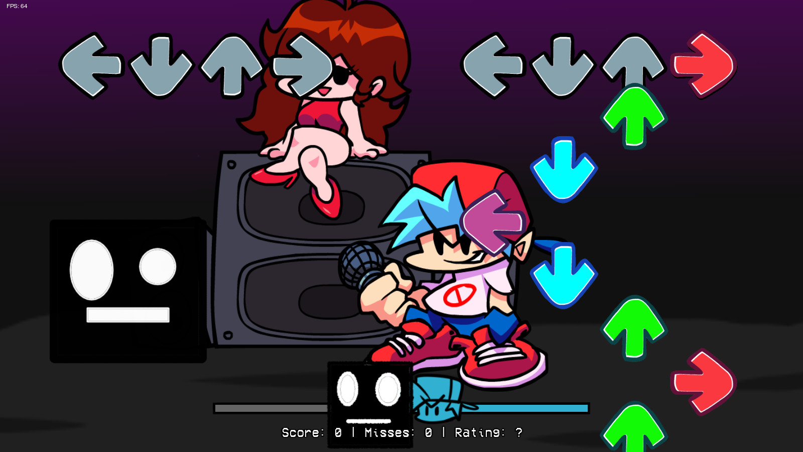 Vs.Tehquad The Square + Mod for Friday Night Funkin' | FNF Mods