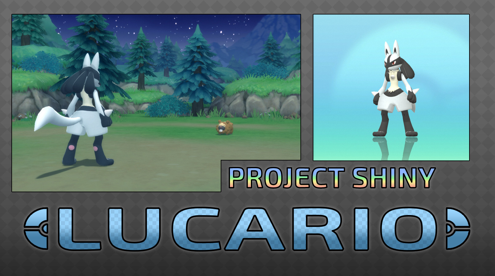 Lucario Pokemon - 5D Diamond Painting 