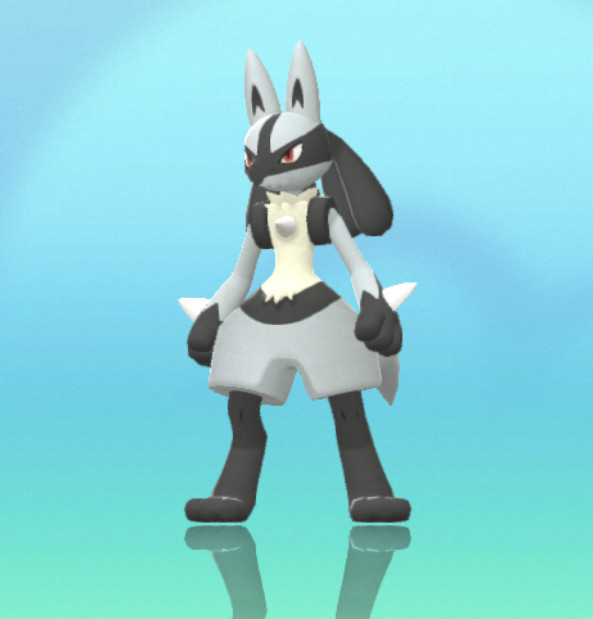 Shiny Lucario Remake HD wallpaper