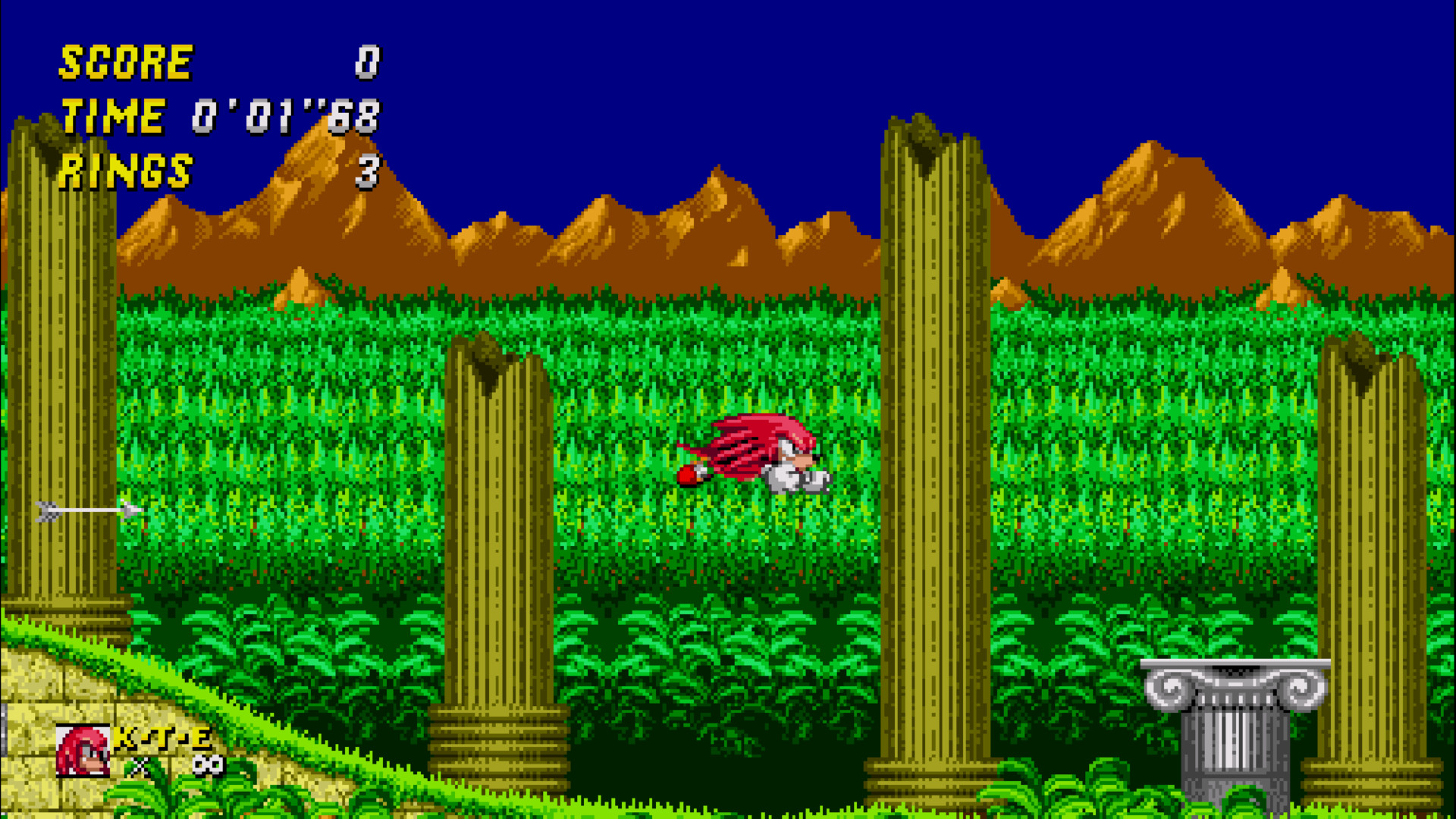 Proto Knuckles in S2A Mod for Sonic The Hedgehog 2 Absolute | S2A Mods
