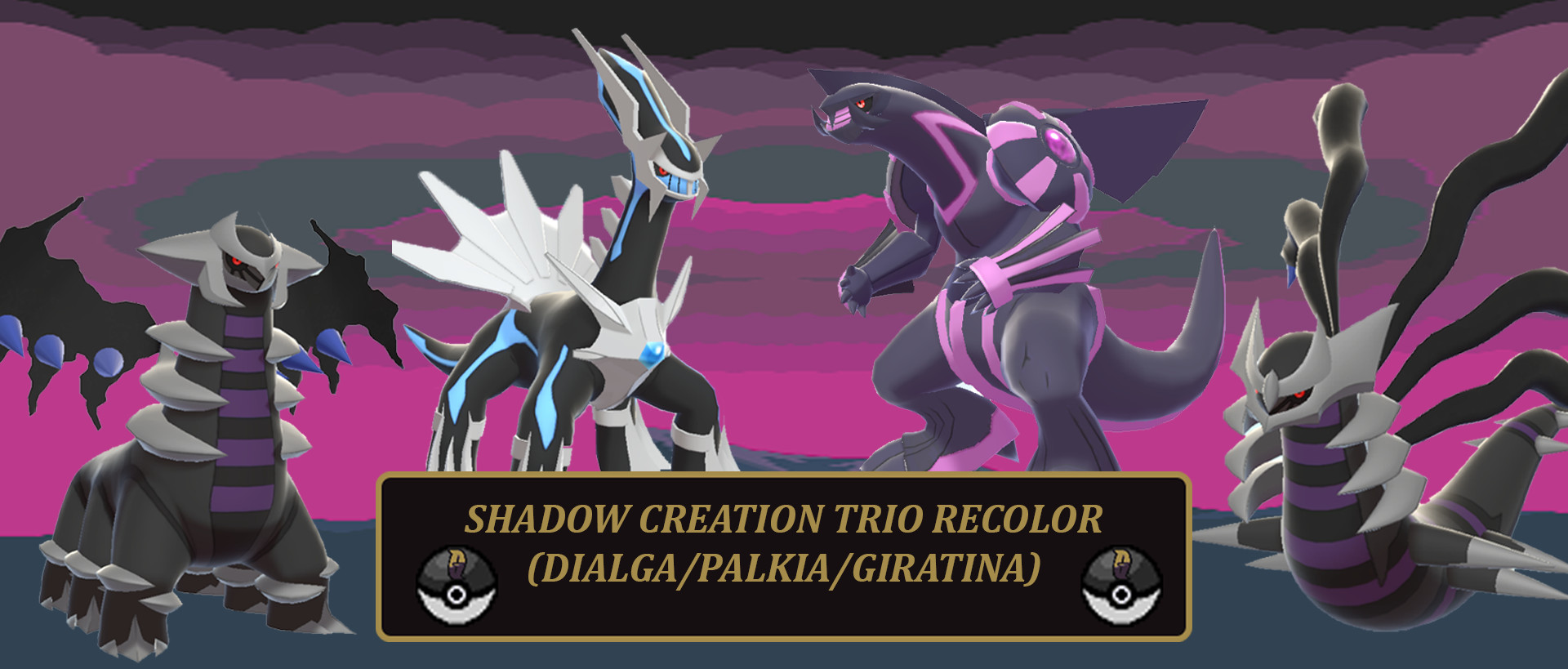 I have always had a shiny dialga, palkia, and giratina.