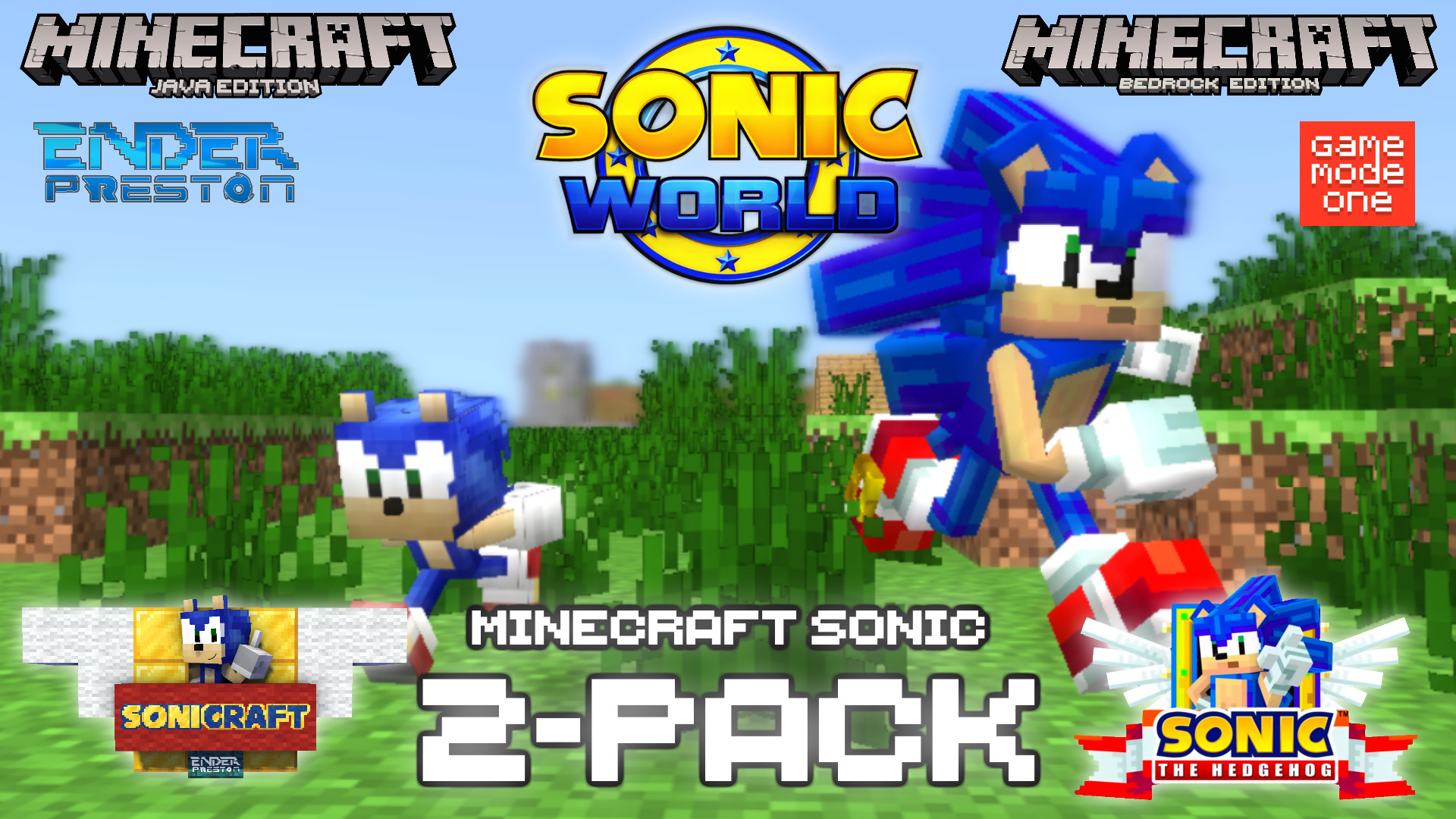 Minecraft: All Sonic DLC Character Origins 