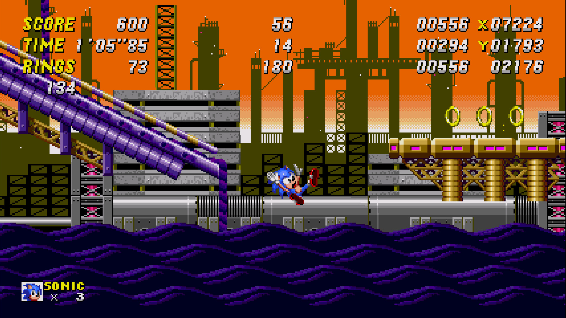 S1F R3shaded (Mania-Style Sonic 3 Sprites) [Sonic the Hedgehog