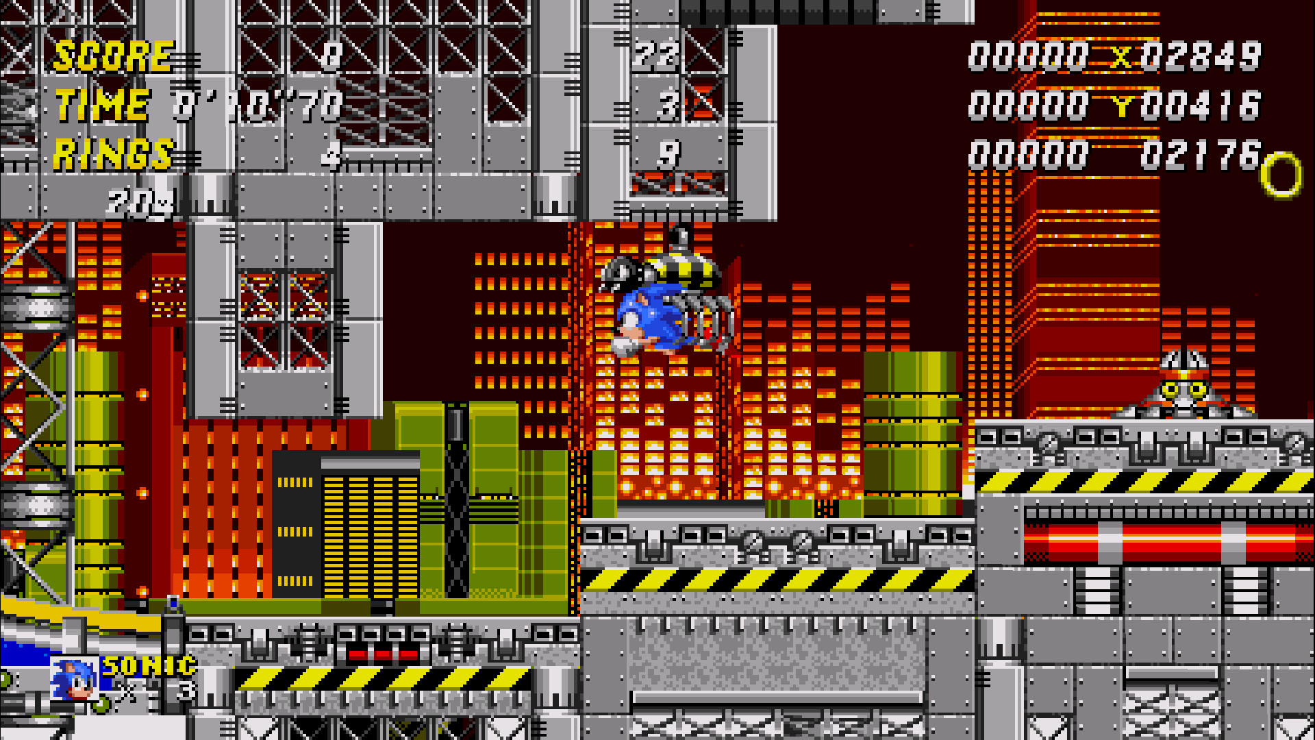 Sonic Mania : Nemesis Revenge ! #2 Studiopolis Zone ( sprite