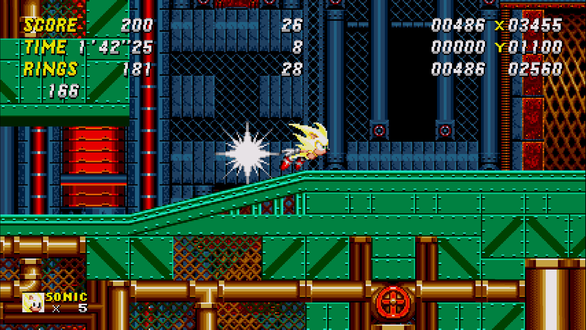 Sonic Mania : Nemesis Revenge ! #2 Studiopolis Zone ( sprite