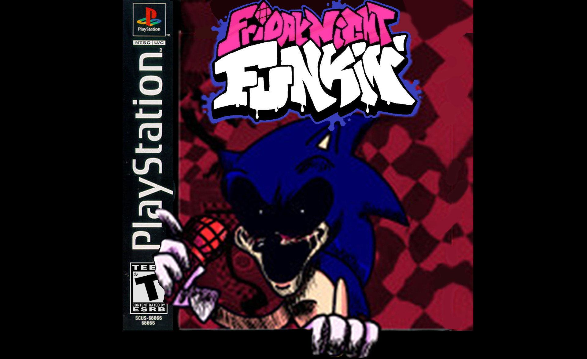 Sonic.exe Game over cover [Friday Night Funkin'] [Mods]