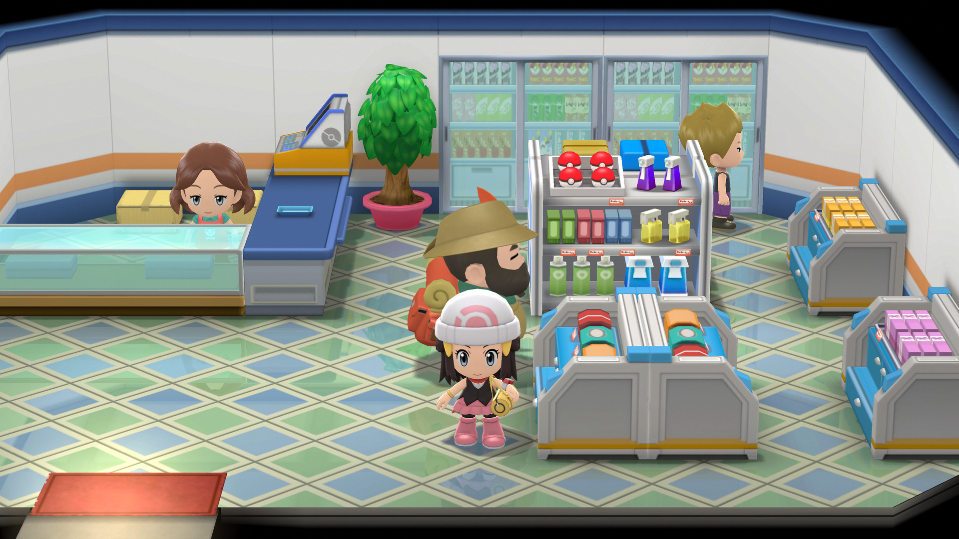 Change Hair Color Default Outfit [Pokemon Brilliant Diamond and