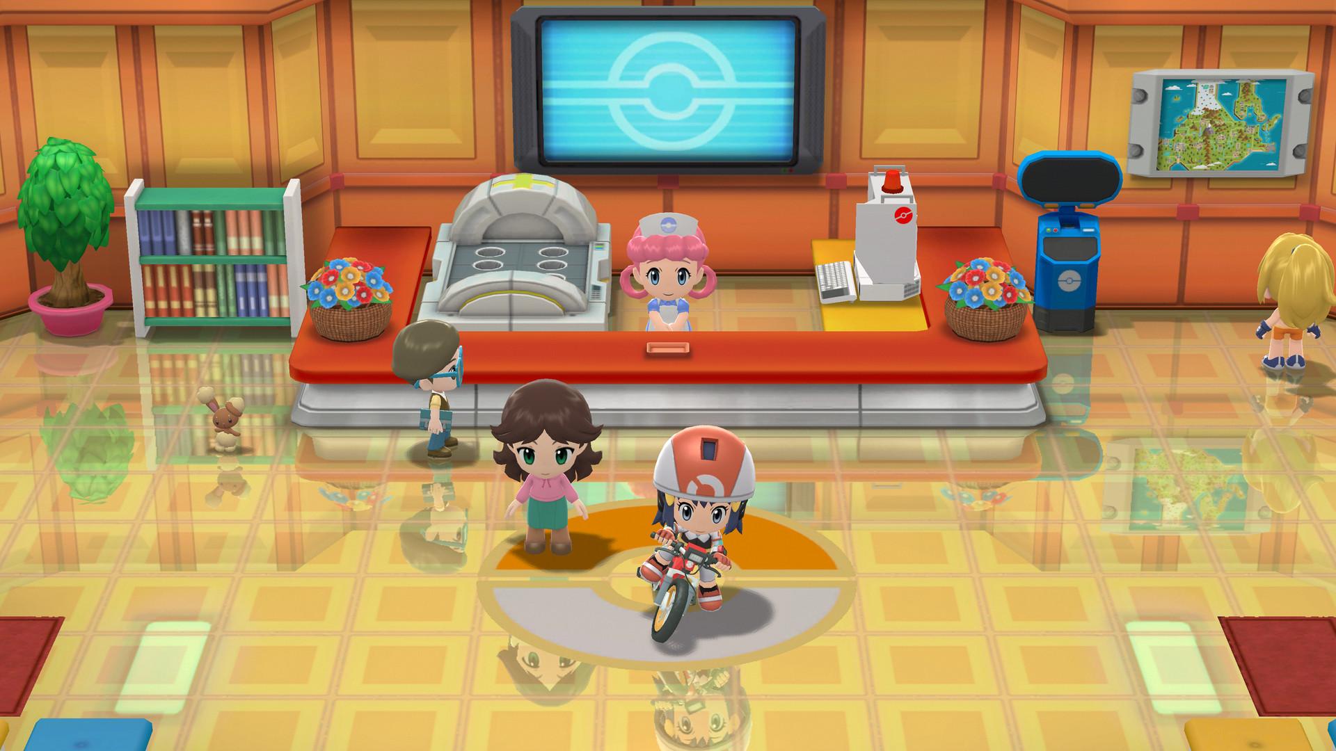 Bike Anywhere Lowered Bloom [Pokemon Brilliant Diamond and Shining