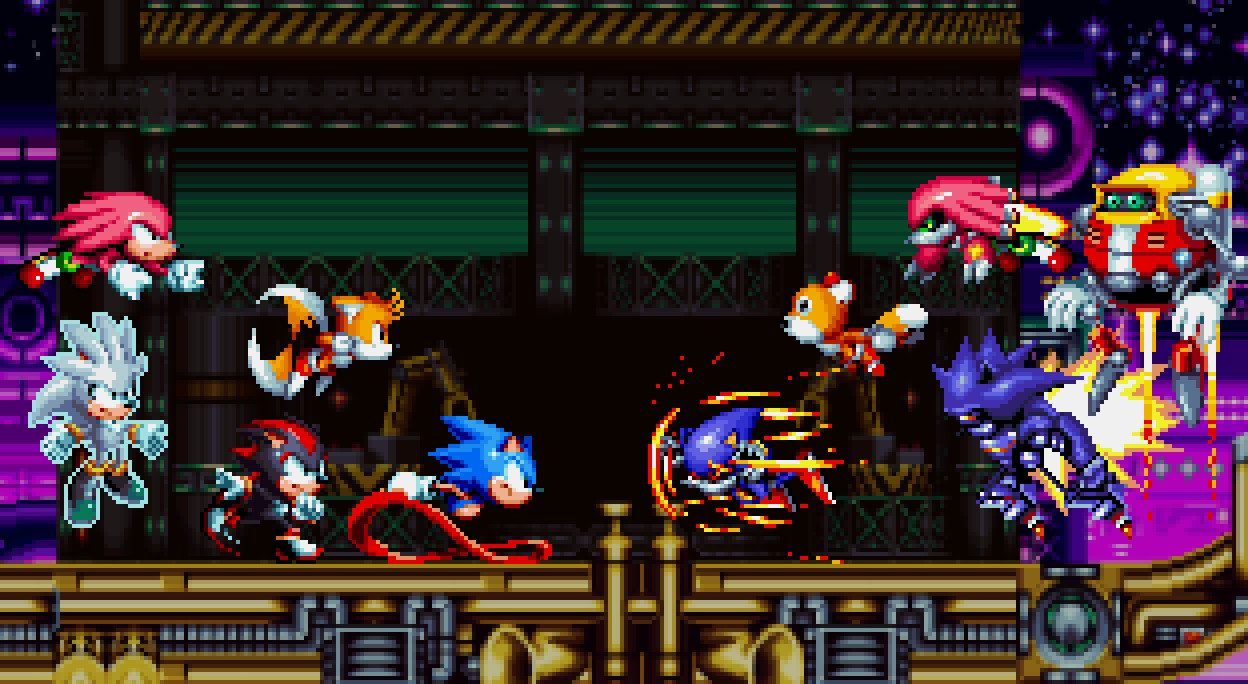 Dark Sonic in Sonic Mania Plus [Sonic Mania] [Mods]