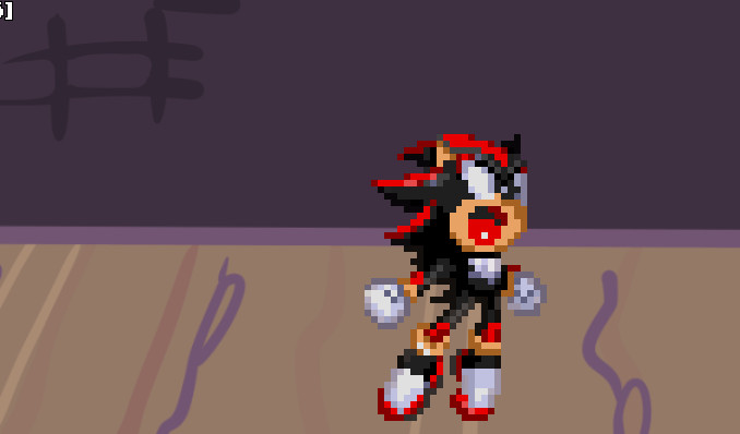 Sprite Animation, Sonic Vs Shadow