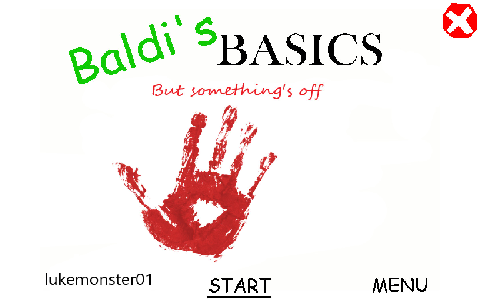Baldi's Basics but somethings off