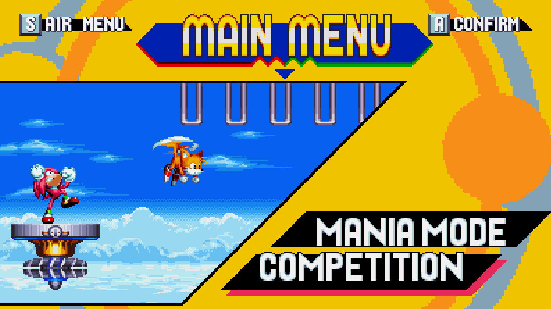 Sonic Mania Menu [Sonic 3 A.I.R.] [Mods]