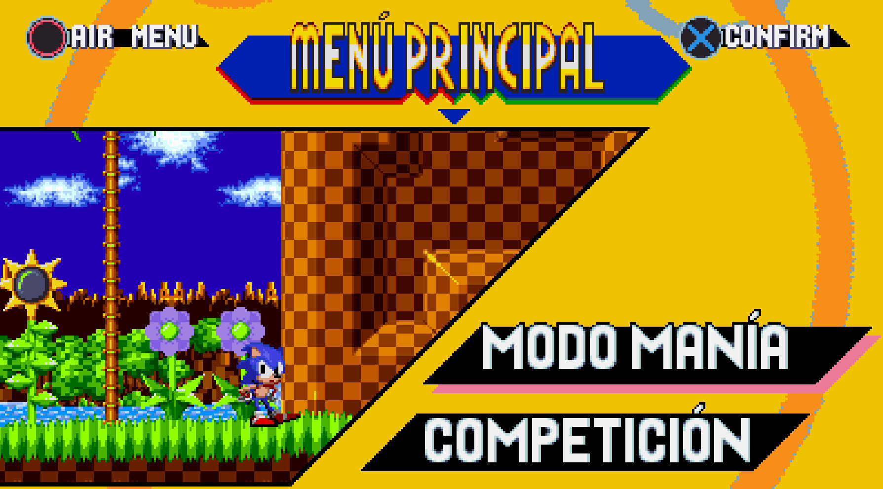 Sonic Mania Menu [Sonic 3 A.I.R.] [Mods]