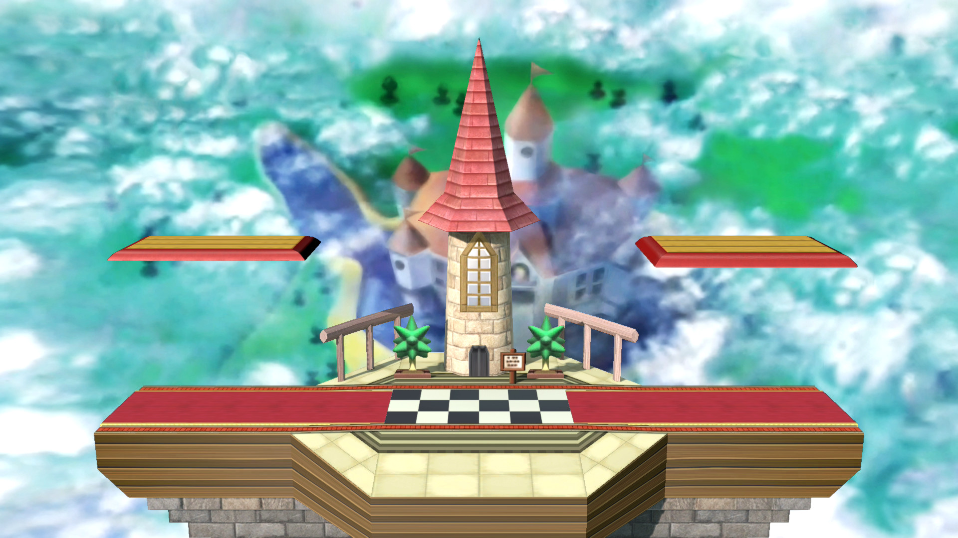 More Competitive Peach's Castle 64 [Super Smash Bros. Ultimate] [Mods]