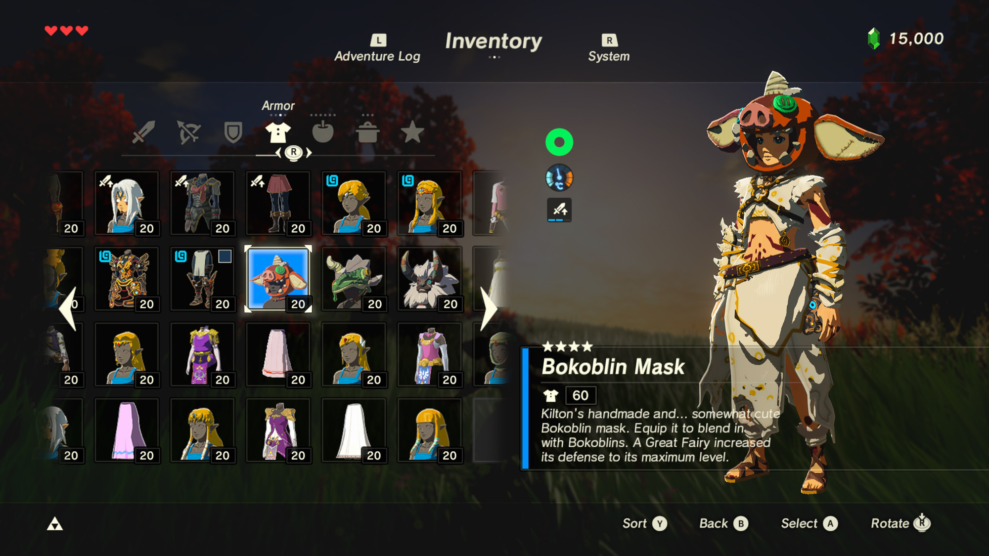 Best Armor Sets In Zelda: Breath of the Wild