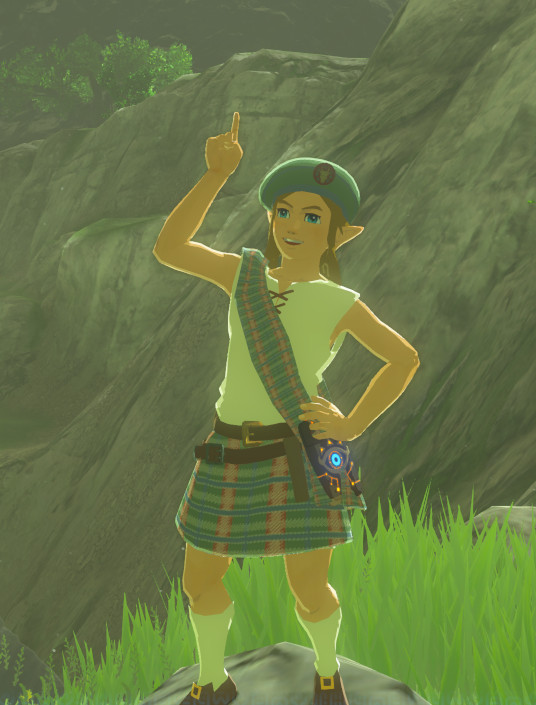 Plaid skirt cheap outfit zelda