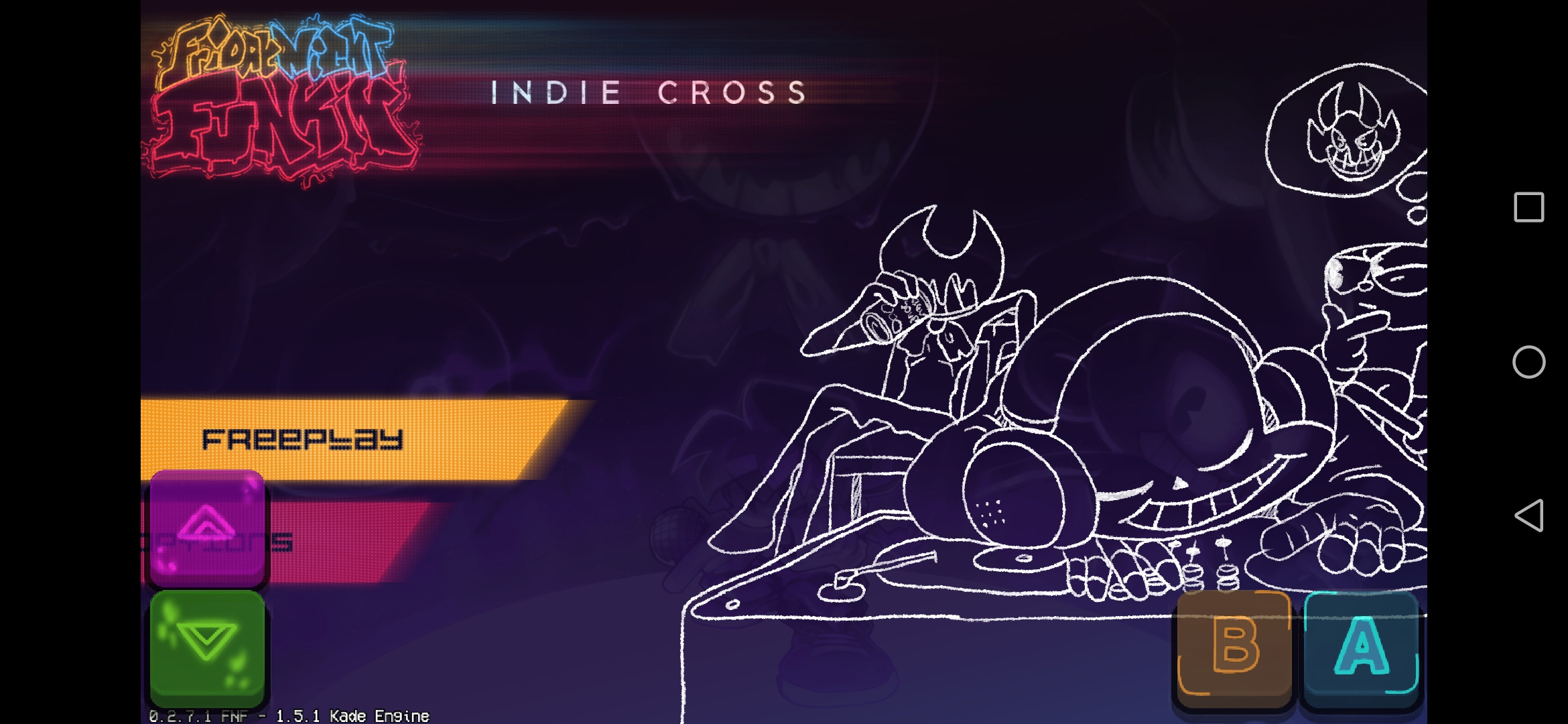 FNF:ANDROID:INDIE CROSS [Friday Night Funkin'] [Mods]