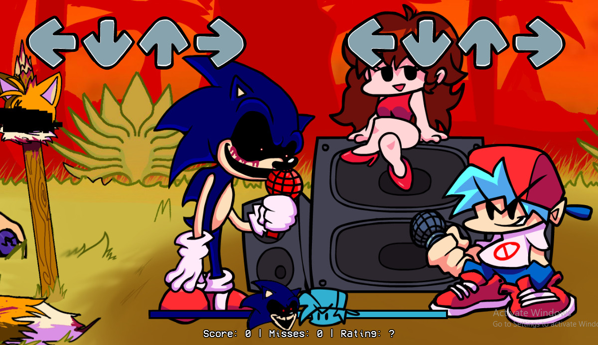 vs sonic. exe 2 phase. Fan made by olibaba589 on Newgrounds