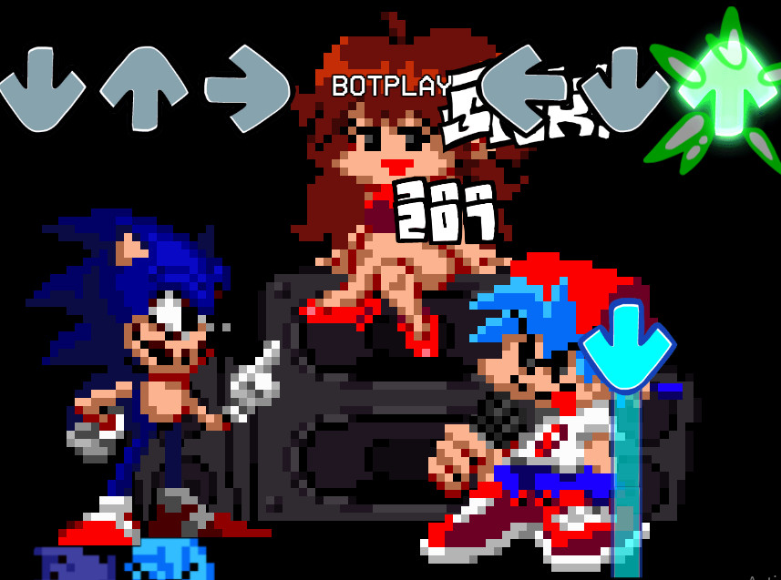 UPDATE 666)FNF' vs Sonic.exe (pc port) & friends [Friday Night Funkin']  [Mods]