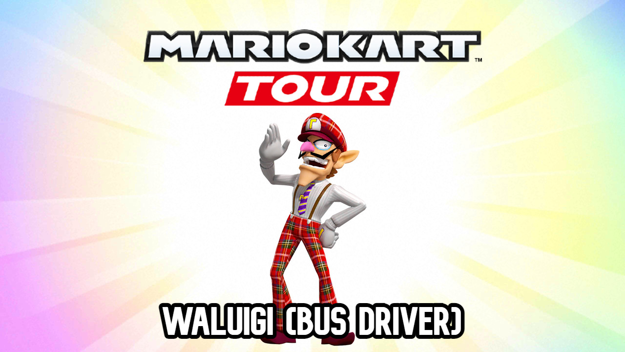 Waluigi Bus Driver Mario Kart 8 Deluxe Mods 1699