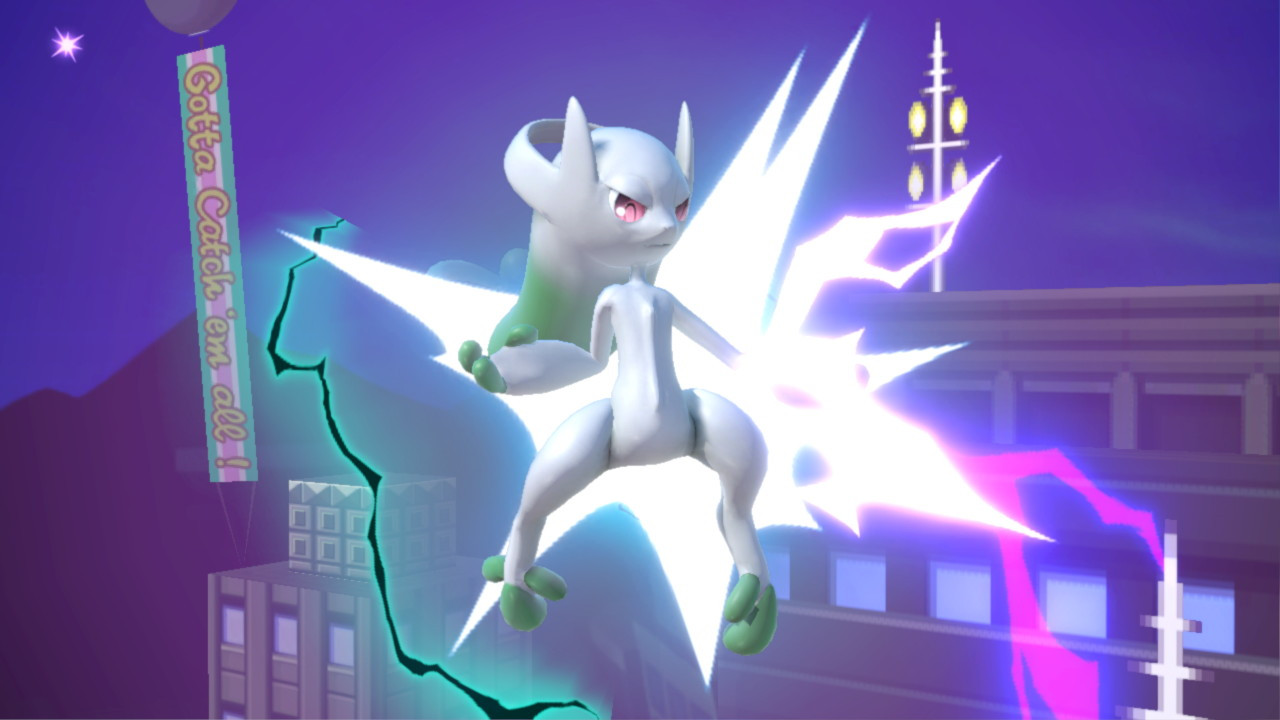 Shiny Mega Mewtwo X + Shiny Mega Mewtwo Y [Super Smash Bros. Ultimate]  [Mods]