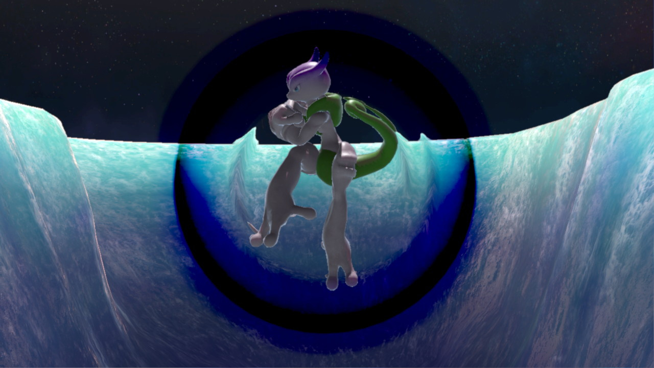 Shiny Mega Mewtwo X + Shiny Mega Mewtwo Y [Super Smash Bros. Ultimate]  [Mods]