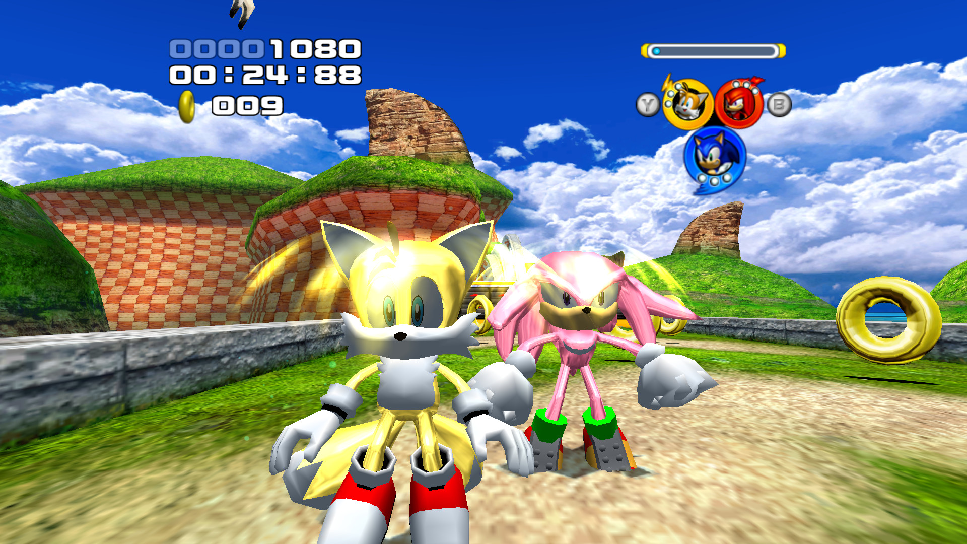 Super Skins for Knuckles and Tails [Sonic Heroes] [Mods]