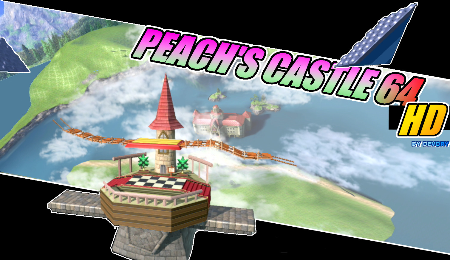 Peach's Castle 64 HD [Super Smash Bros. Ultimate] [Mods]