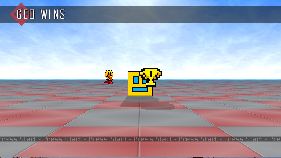 Geo Dashes In! (Geometry Dash) [CMC+ V7] [Super Smash Bros. Crusade] [Mods]