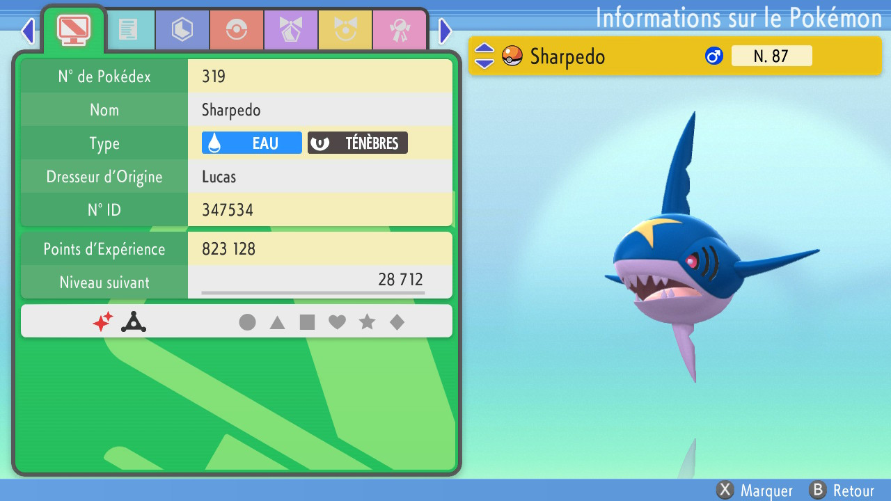 Sharpedo  Pokédex