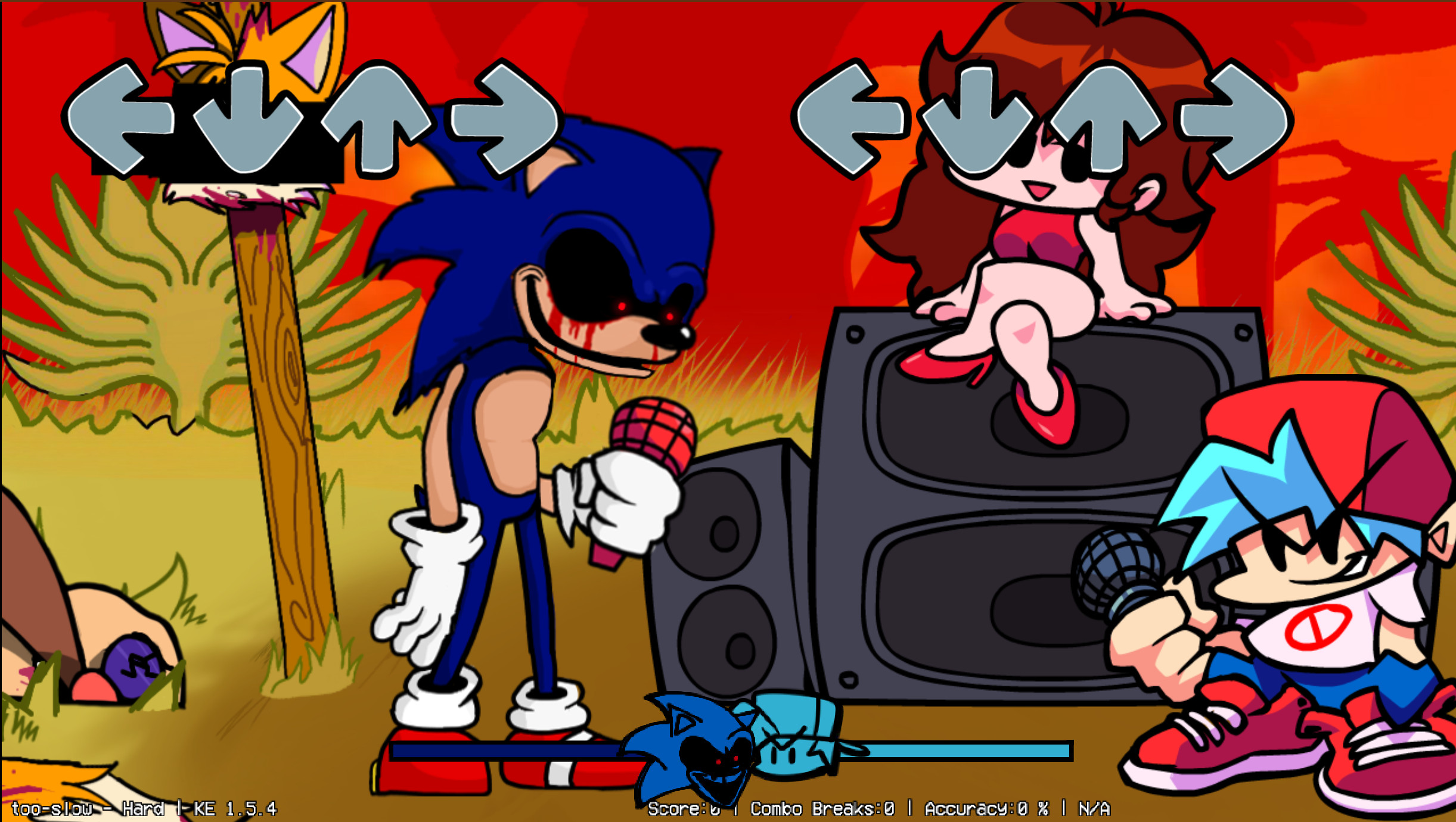 Made some missed sprites for Sonic.EXE, will do Xeno and Lord X later.  Enjoy these : r/FridayNightFunkin