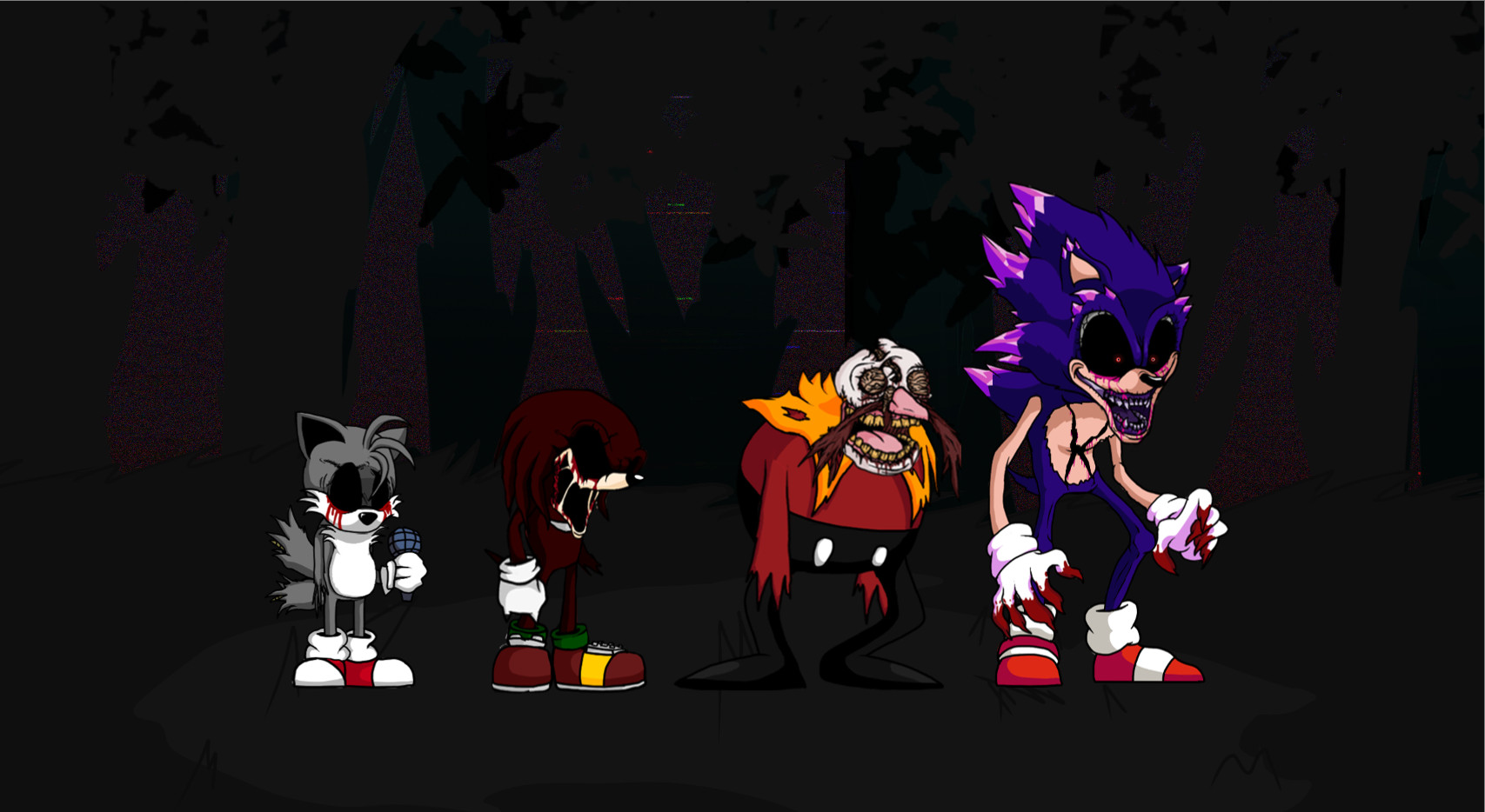 My vs sonic.exe alt au (2.0 characters) by ARandoFNFPerson on