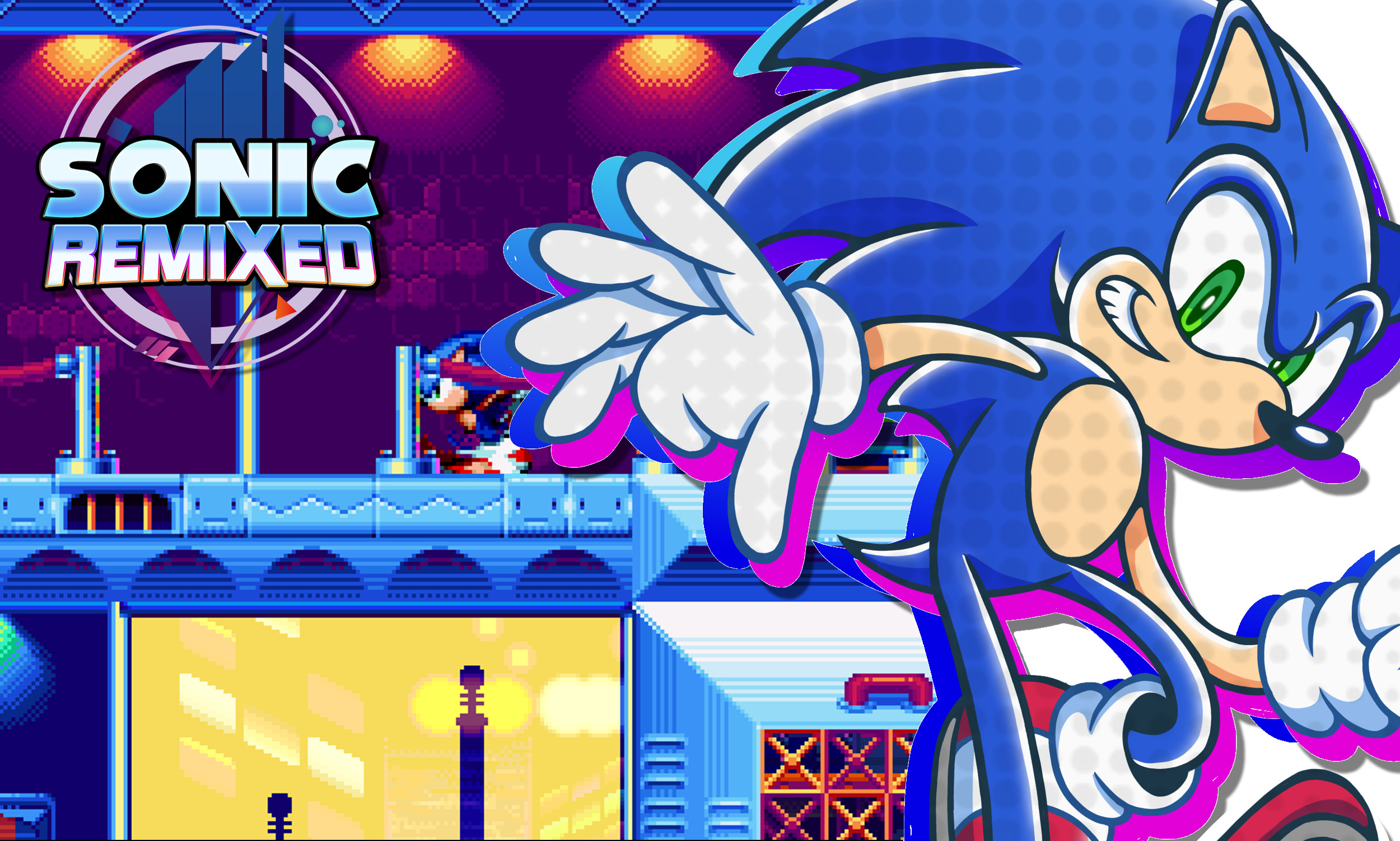 Remixed Modern Sonic (From Sonic Remixed) [Sonic Mania] [Mods]